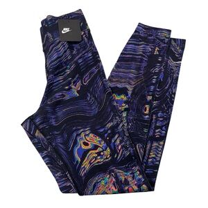 Nike Multicolor High-Rise Tight Fit Leggings NEW